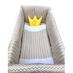 Aparatori laterale protectii pat 120x60 cm Deseda Maxi Zig-zag fotografia produsului