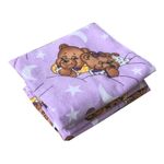 Prosop dublu cu capison 70x100 cm din finet Deseda Violet fotografia produsului