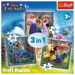 Puzzle Trefl 3 in 1 - Encanto: Eroii din Encanto, 106 piese fotografia produsului View 5 S