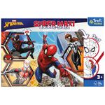 Puzzle Trefl Primo Super Maxi - Spider-Man in actiune, 24 piese fotografia produsului View 4 S