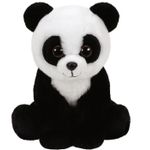 PLUS TY 15CM BEANIE BABIES BABOO URSULET PANDA fotografia produsului