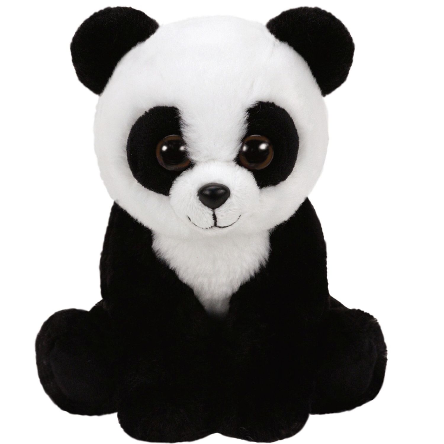 PLUS TY 15CM BEANIE BABIES BABOO URSULET PANDA fotografia produsului