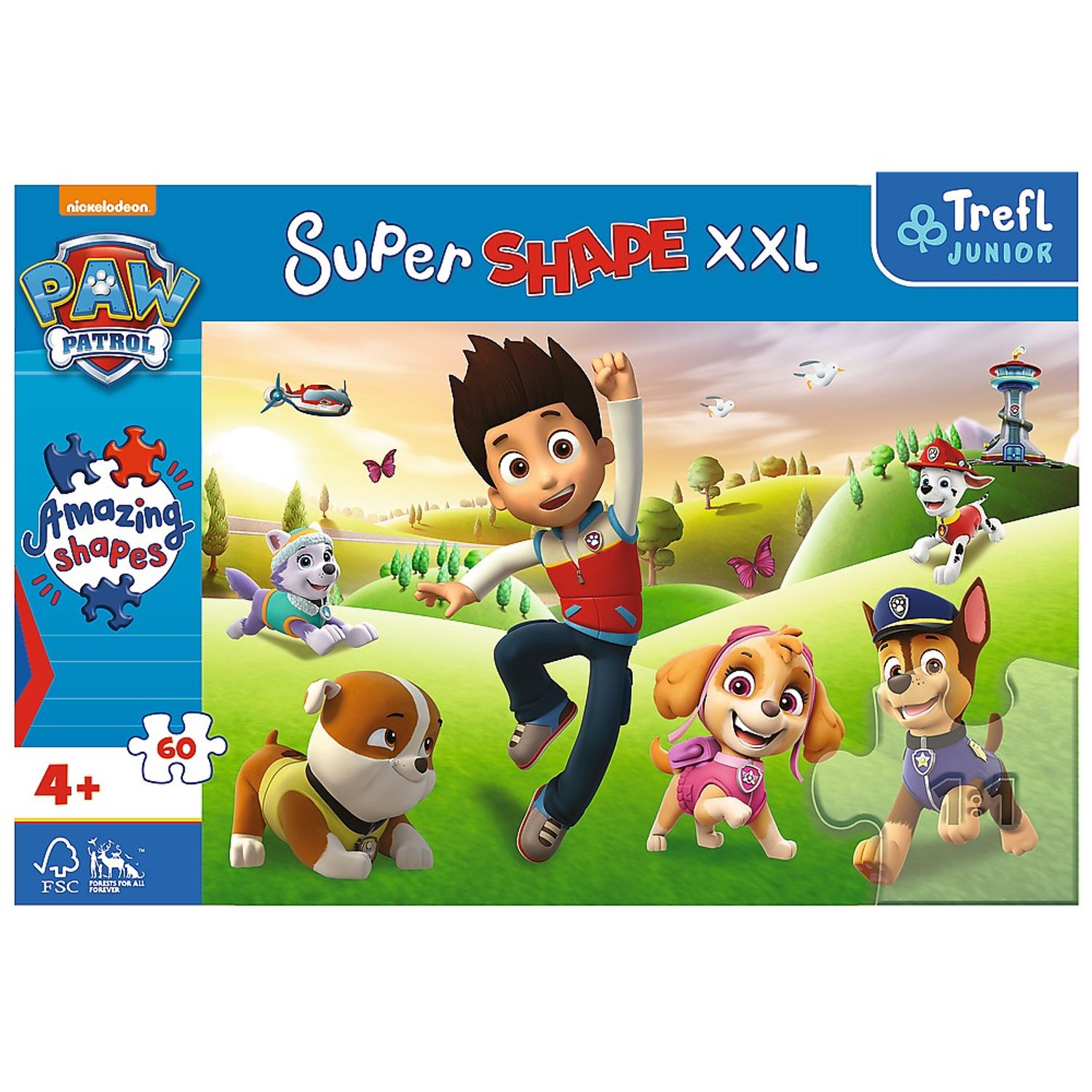 Puzzle Trefl Super Shape XXL - Patrula Catelusilor, 60 piese fotografia produsului View 3 L