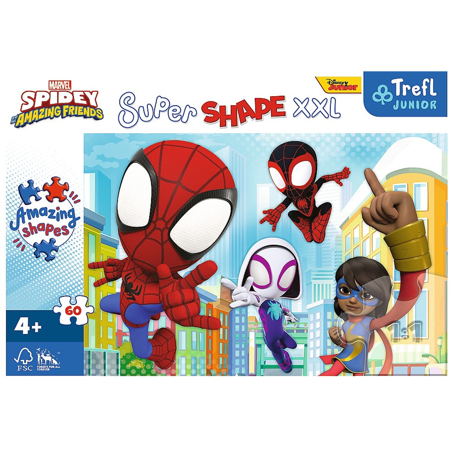 Puzzle Trefl Super Shape XXL - Spiday, 60 piese fotografia produsului View 3 L