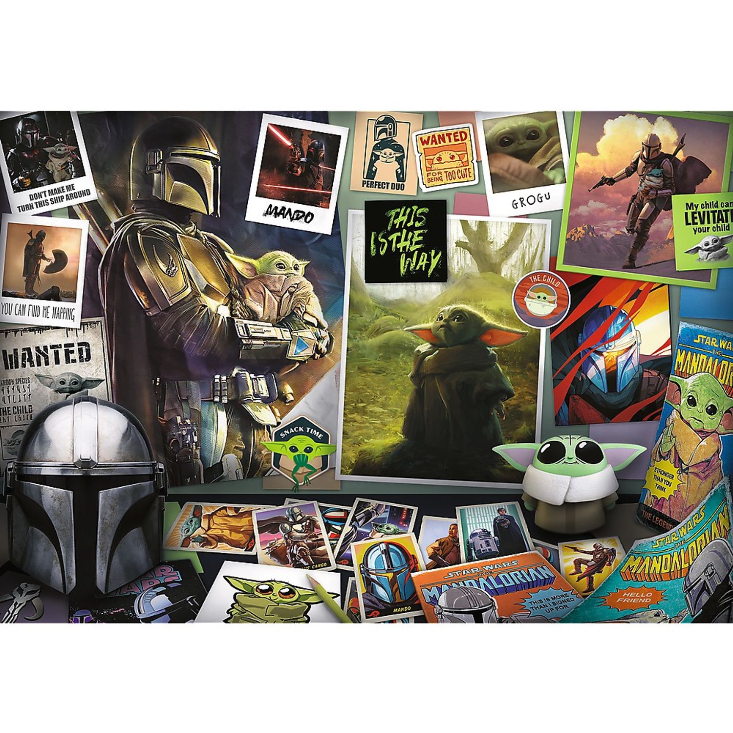 PUZZLE TREFL 1000 STAR WARS MANDALORIANUL fotografia produsului View 2 L