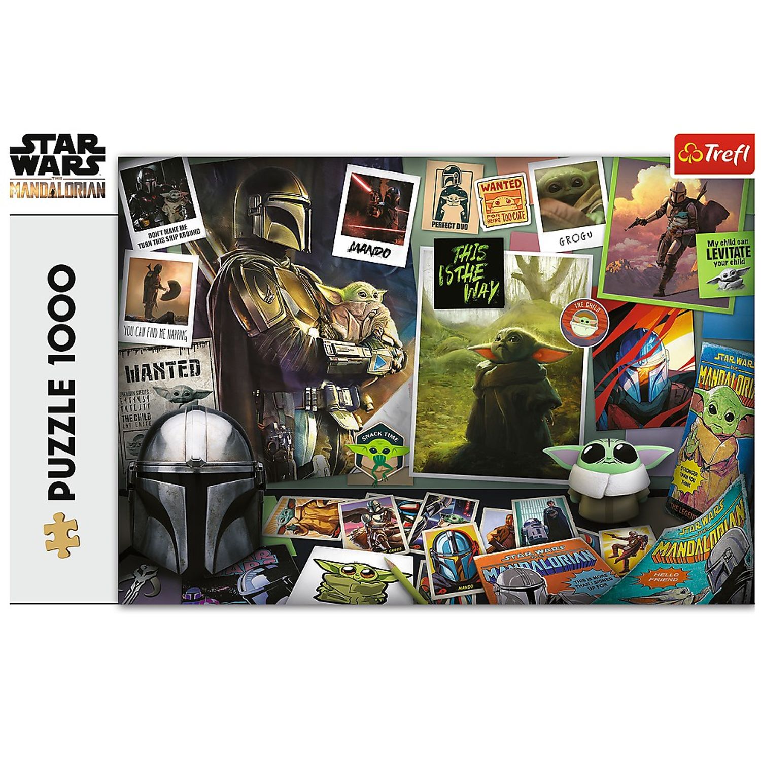 PUZZLE TREFL 1000 STAR WARS MANDALORIANUL fotografia produsului View 3 L