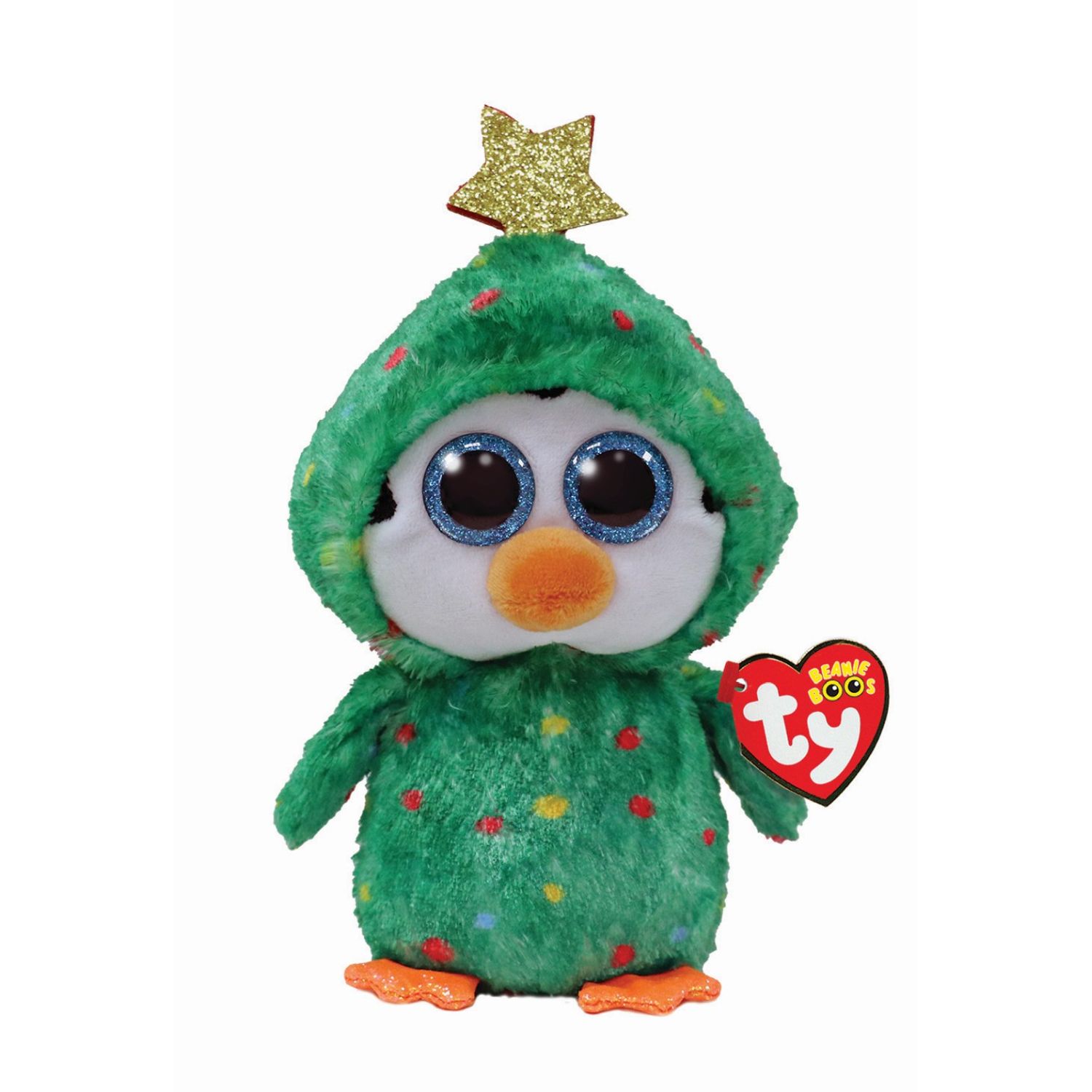 PLUS TY 15CM BOOS NOEL PINGUIN VERDE fotografia produsului