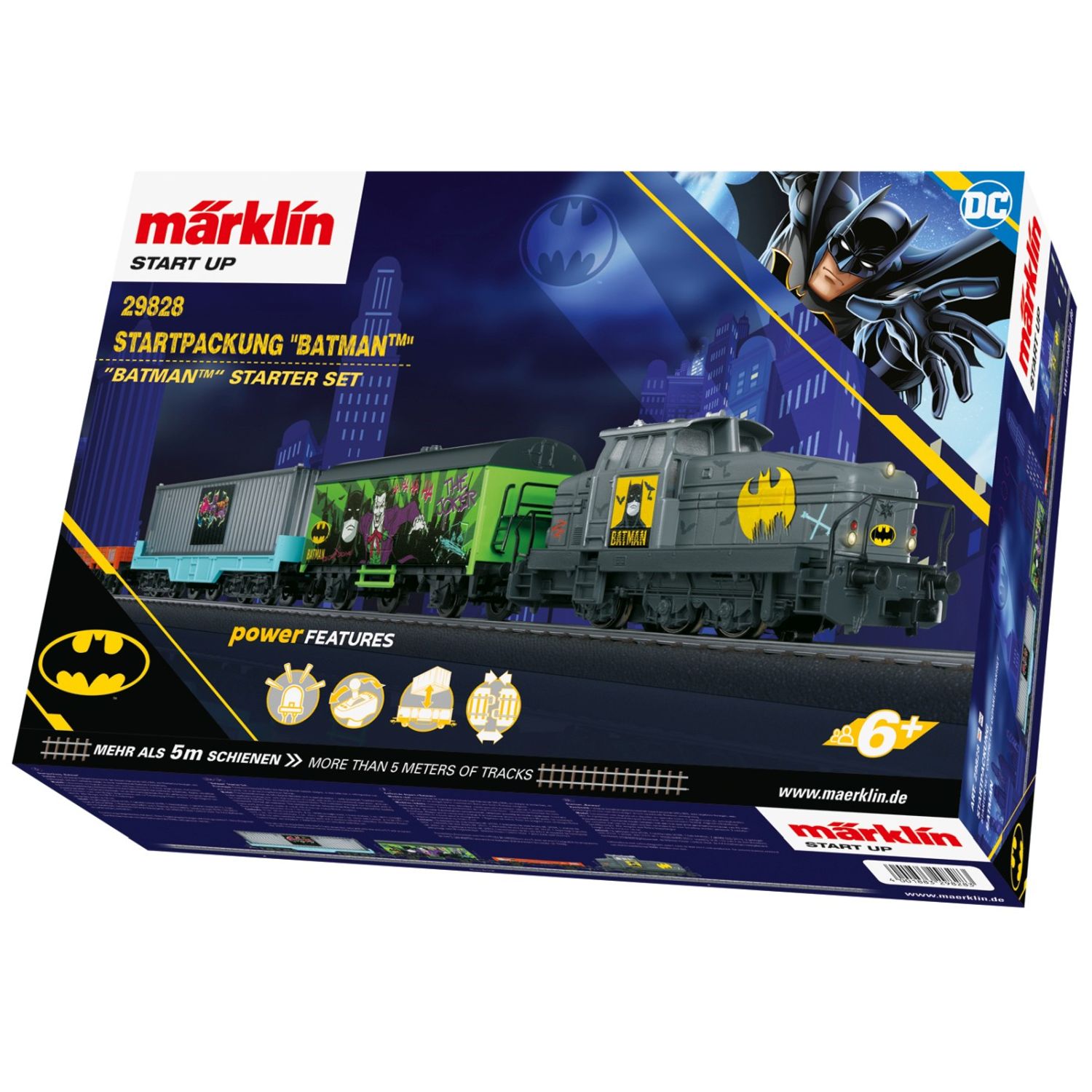 MARKLIN SET STARTER TRENUL LUI BATMAN fotografia produsului