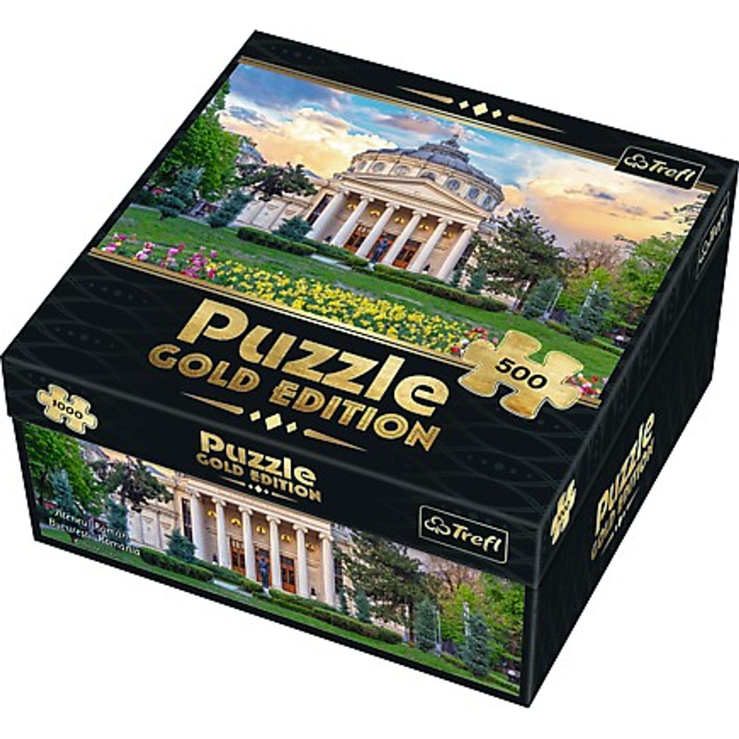 PUZZLE TREFL 500 GOLD EDITION ATENEUL ROMAN BUCURESTI fotografia produsului