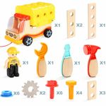 Jucarie 2 in 1 - Camion si banc de lucru fotografia produsului