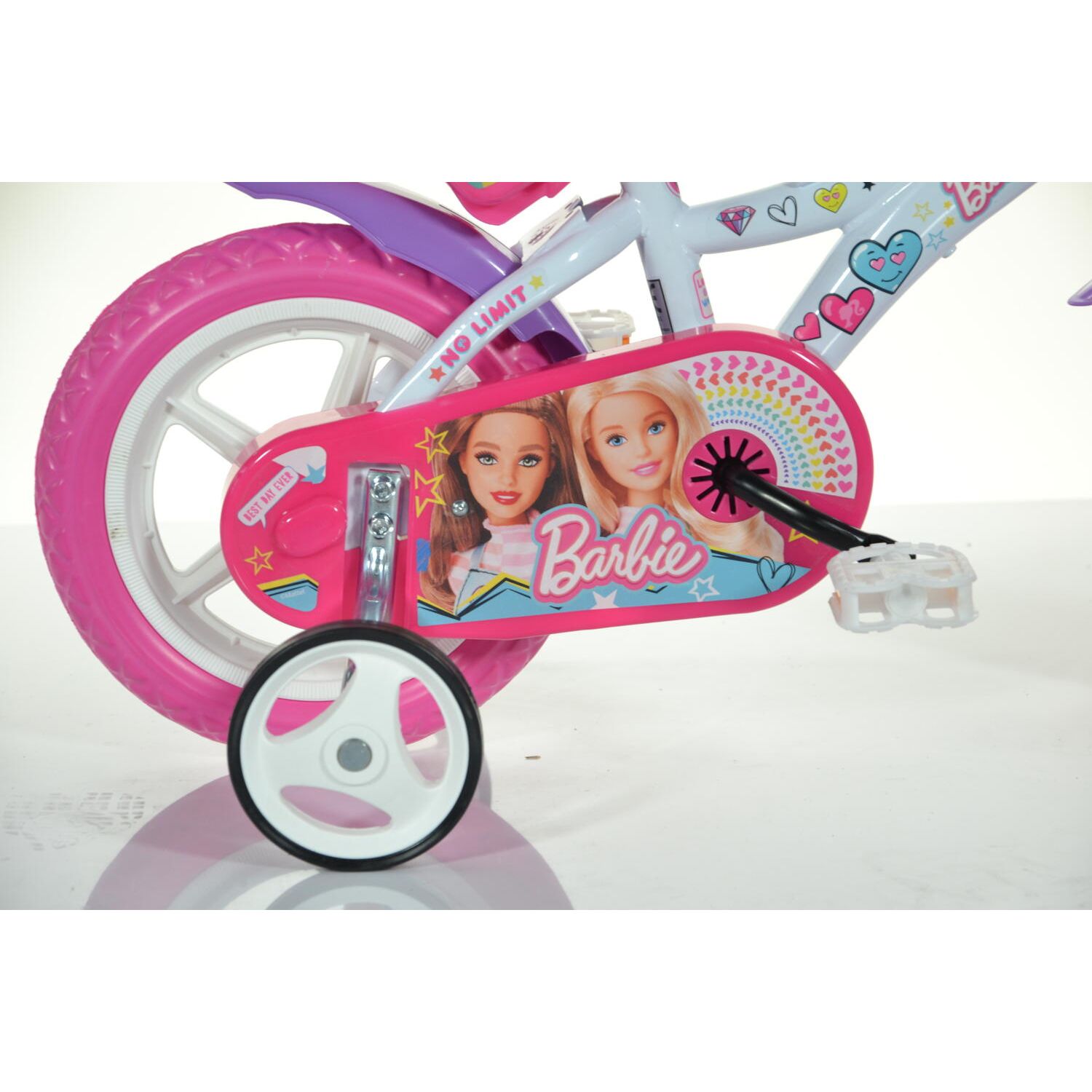 Bicicleta copii 12" - Barbie la plimbare fotografia produsului View 2 L