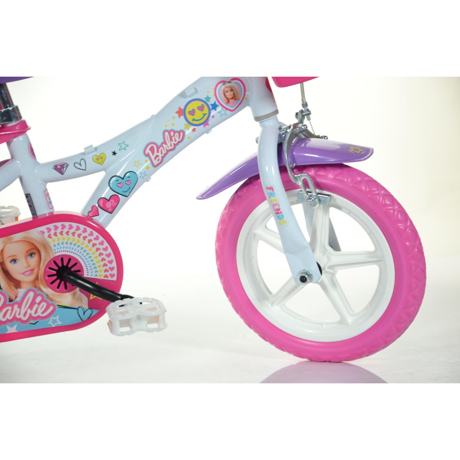 Bicicleta copii 12" - Barbie la plimbare fotografia produsului View 4 L
