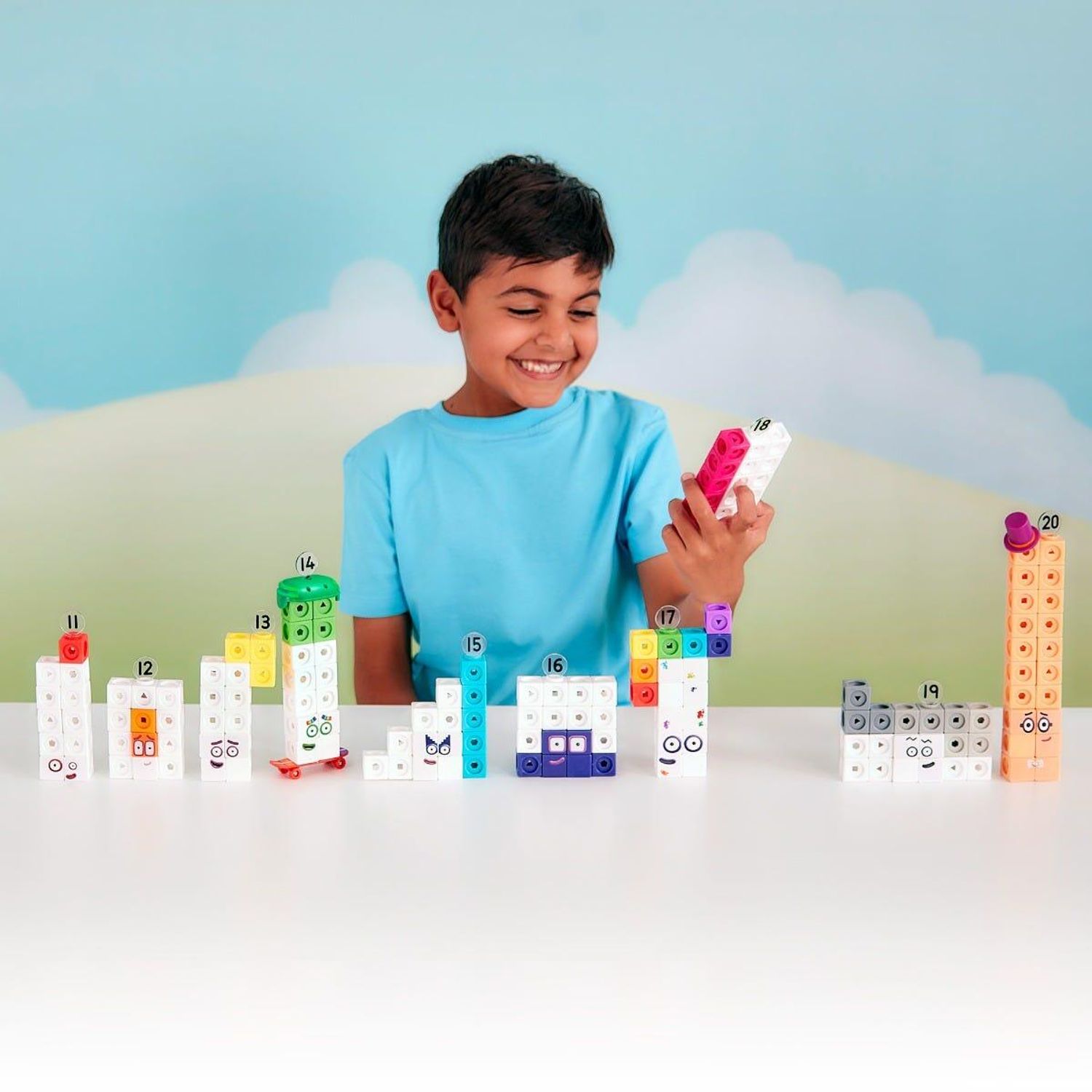 MathLink&Acirc;&reg;Cubes Numberblocks in engleza Set de activitati de la 11 - 20 fotografia produsului View 4 L