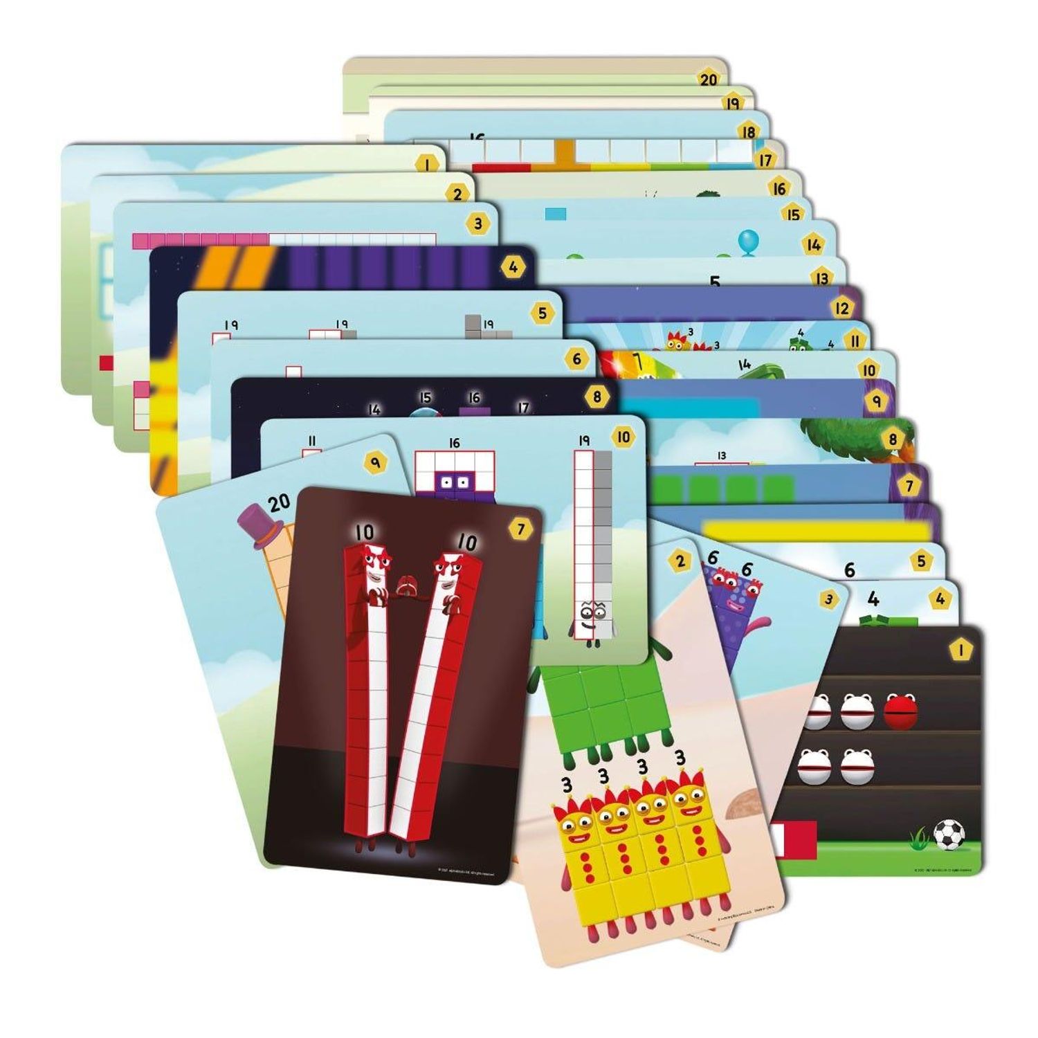 MathLink&Acirc;&reg;Cubes Numberblocks in engleza Set de activitati de la 11 - 20 fotografia produsului View 5 L