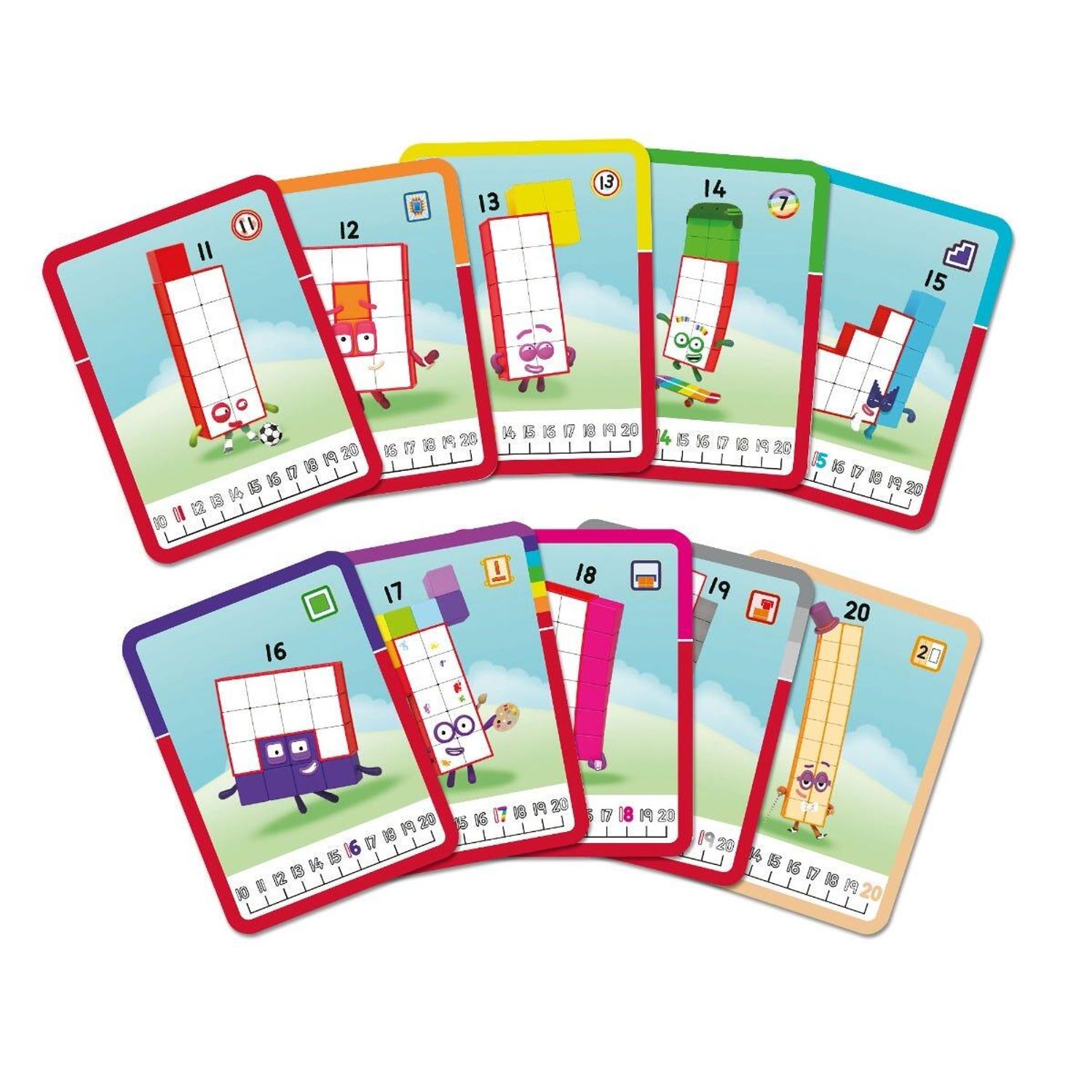 MathLink&Acirc;&reg;Cubes Numberblocks in engleza Set de activitati de la 11 - 20 fotografia produsului View 2 L