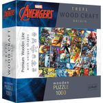 PUZZLE TREFL DIN LEMN 1000 PIESE MARVEL fotografia produsului