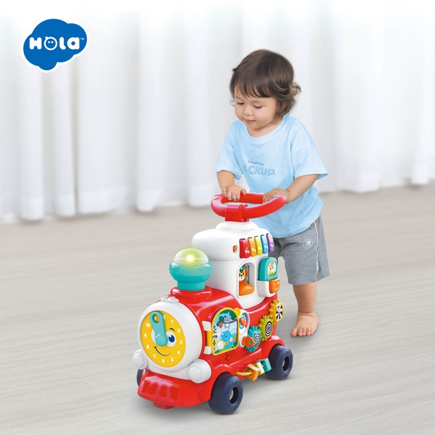 Trenulet 4 in 1 Hola Toys fotografia produsului View 4 L