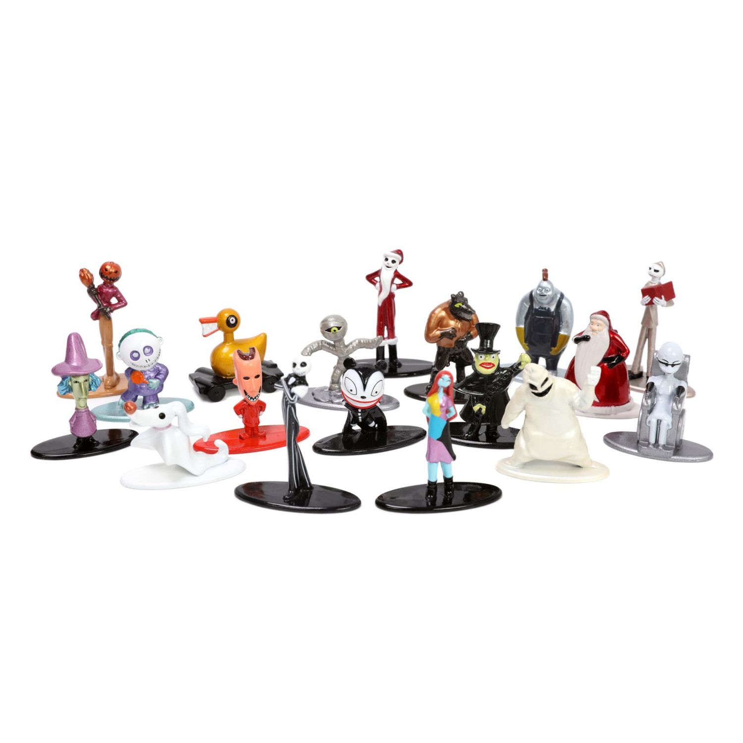 JADA THE NIGHTMARE BEFORE CHRISTMAS SET 18 NANOFIGURINE METALICE 4CM fotografia produsului View 2 L