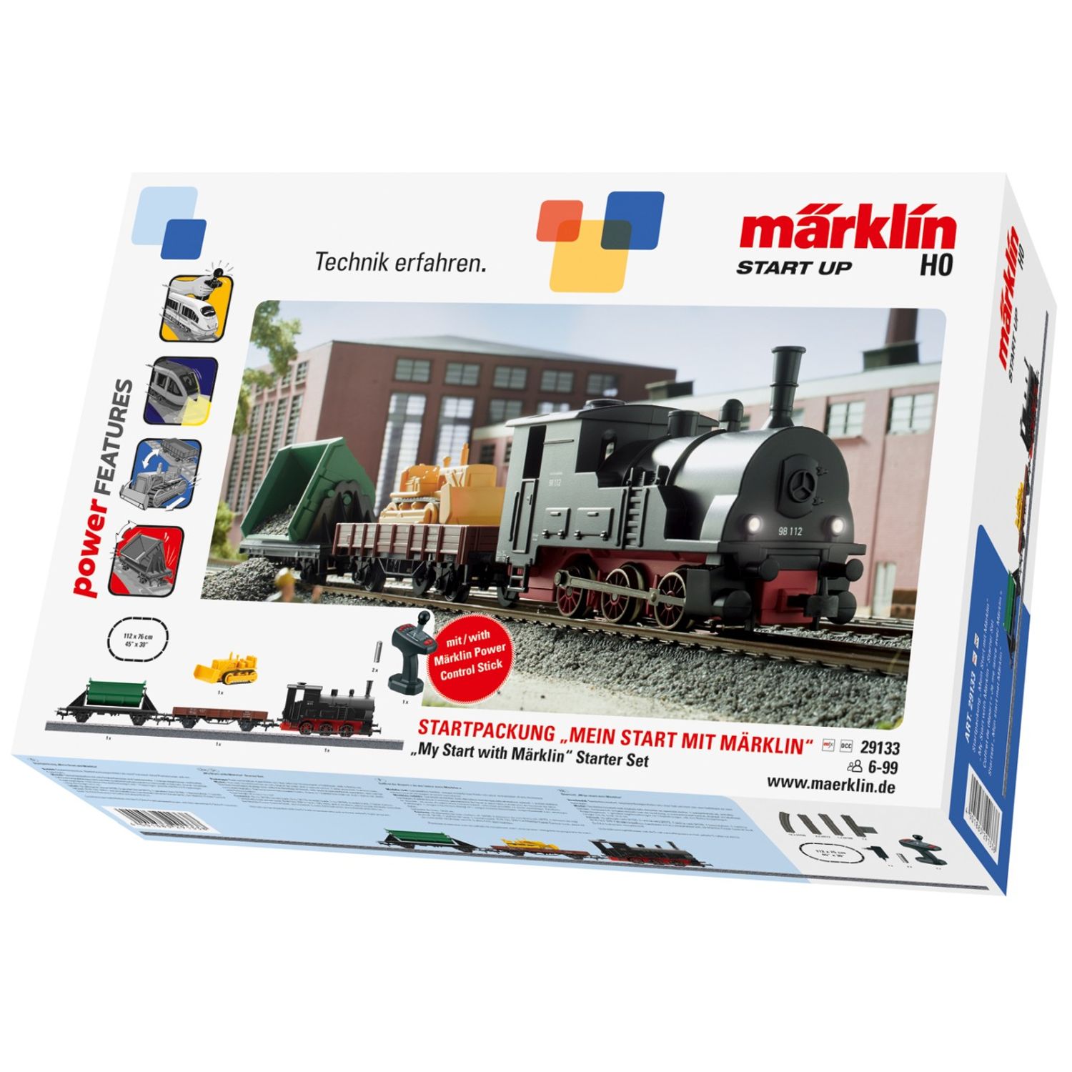 MARKLIN SET STARTER LOCOMOTIVA fotografia produsului
