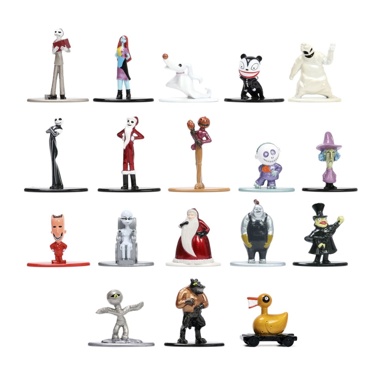 JADA THE NIGHTMARE BEFORE CHRISTMAS SET 18 NANOFIGURINE METALICE 4CM fotografia produsului View 4 L