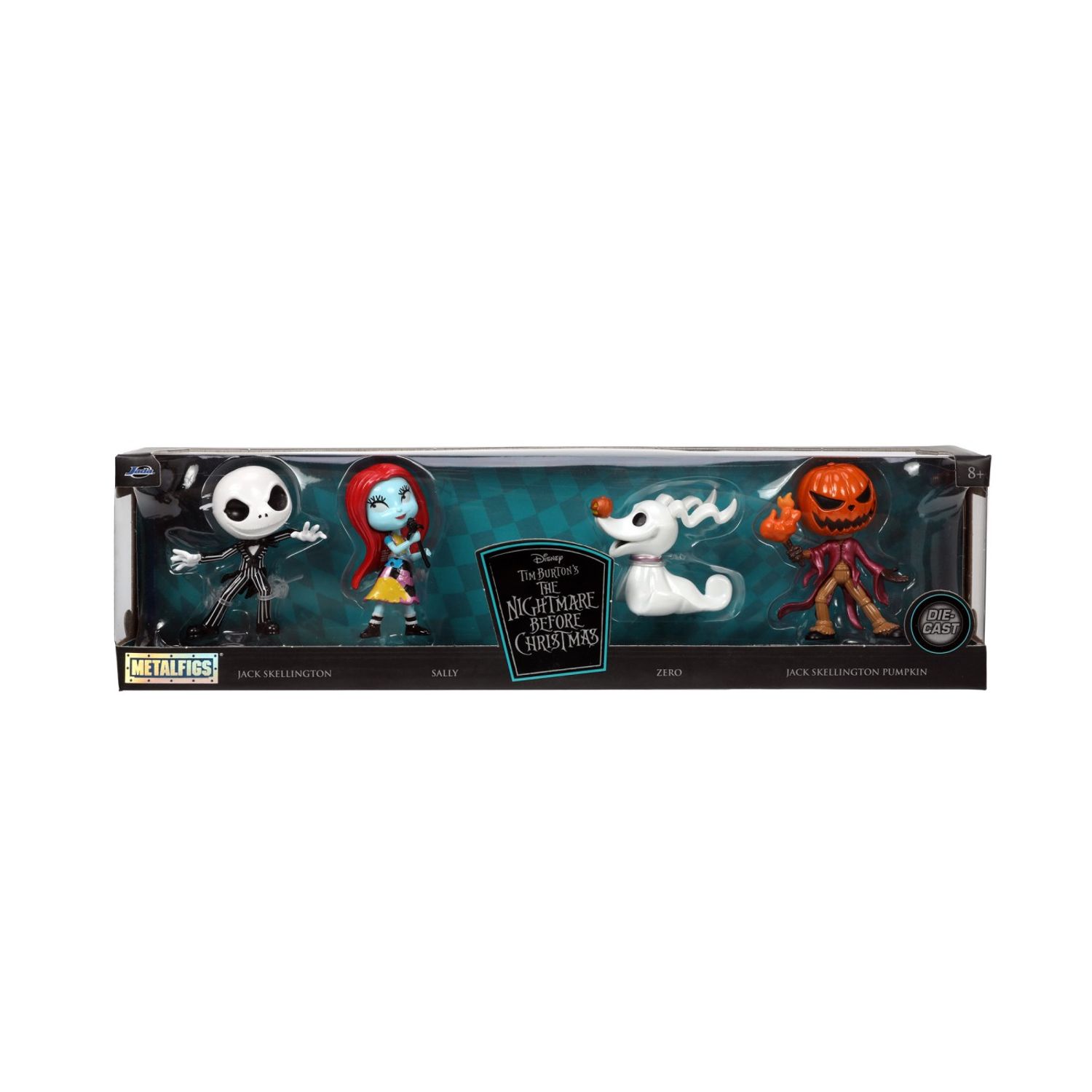 JADA THE NIGHTMARE BEFORE CHRISTMAS SET 4 FIGURINE 6CM fotografia produsului