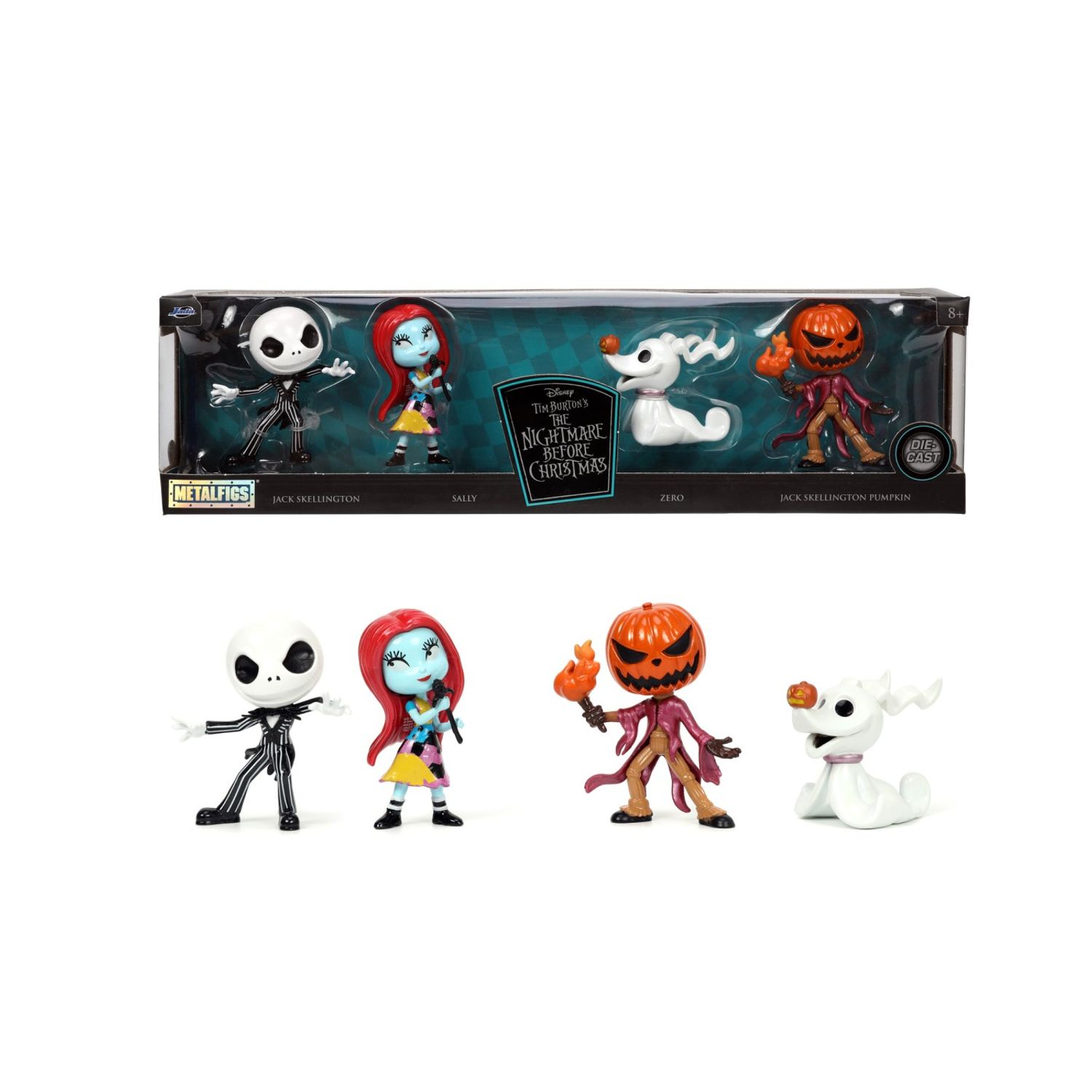 JADA THE NIGHTMARE BEFORE CHRISTMAS SET 4 FIGURINE 6CM fotografia produsului View 7 L