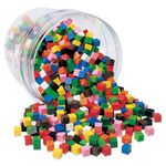 Cuburi multicolore (1cm) fotografia produsului