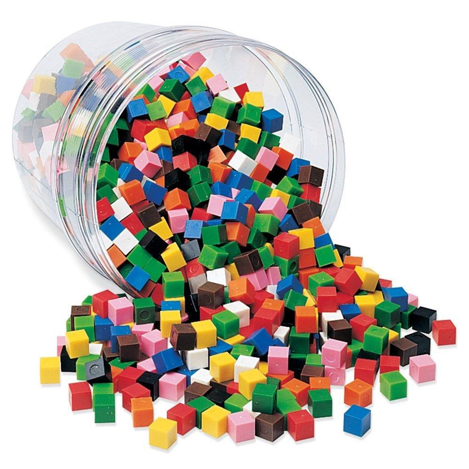 Cuburi multicolore (1cm) fotografia produsului