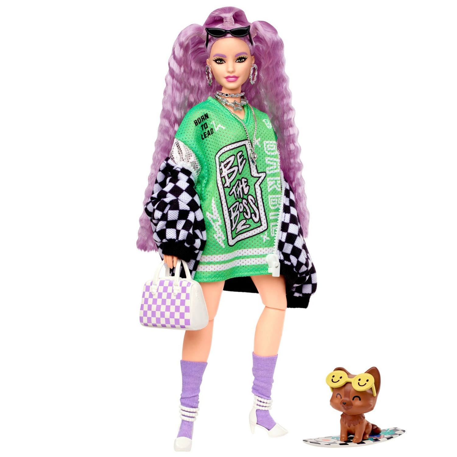 BARBIE PAPUSA BARBIE EXTRA CU JACHETA OVERSIZED fotografia produsului View 5 L