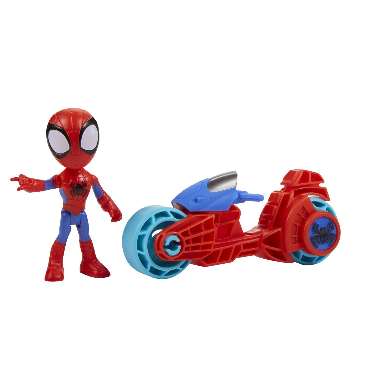 Set de joaca Spidey si Prietenii lui Extraordinari - Motocicleta si figurina Spidey, 10 cm fotografia produsului View 7 L