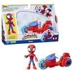Set de joaca Spidey si Prietenii lui Extraordinari - Motocicleta si figurina Spidey, 10 cm fotografia produsului View 9 S