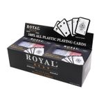 SET 2 PACHETE CARTI ROYAL CANASTA POKER DIN PLASTIC fotografia produsului View 2 S