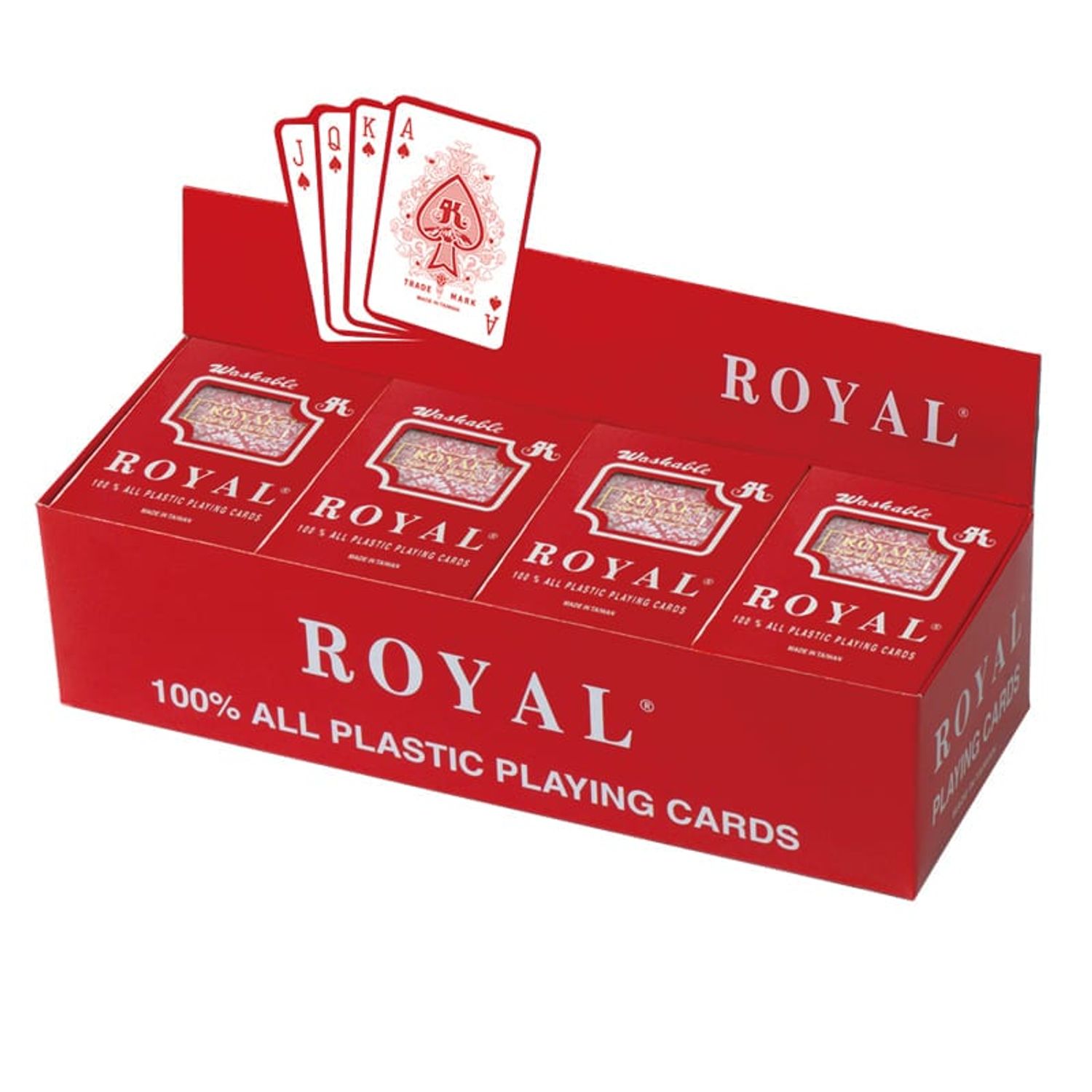 CARTI DE JOC ROYAL DIN PLASTIC fotografia produsului View 2 L