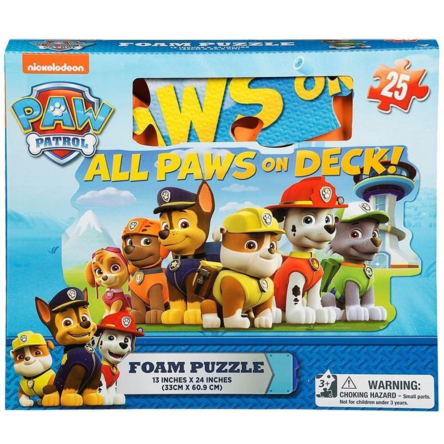 PATRULA CATELUSILOR PUZZLE33X61CM DIN SPUMA 25 DE PIESE fotografia produsului