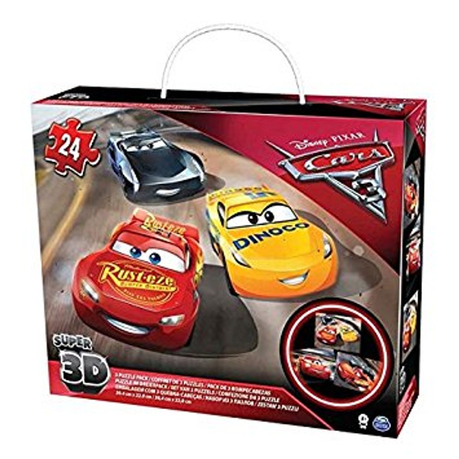 PUZZLE SUPER 3D CARS3 fotografia produsului