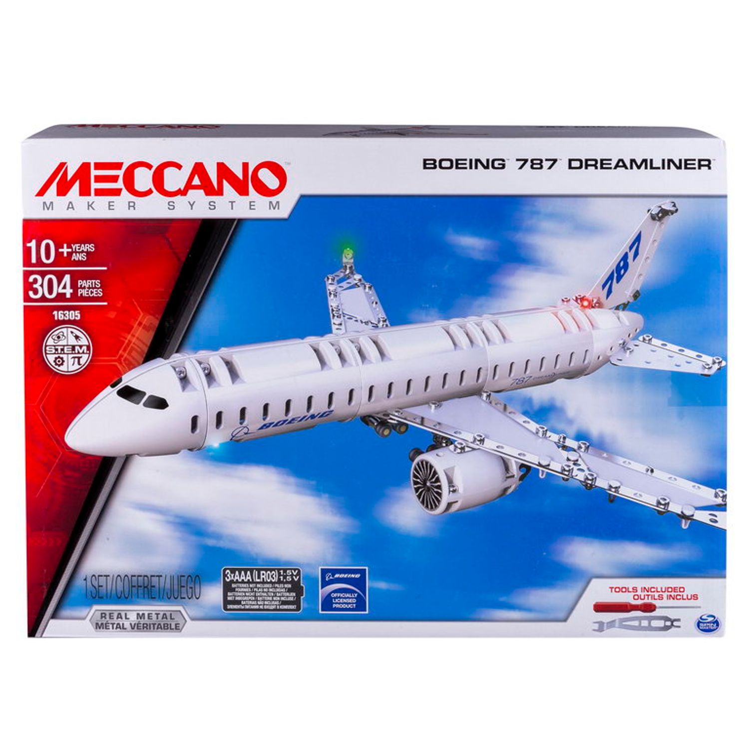 MECCANO AVION BOEING 787 fotografia produsului View 2 L