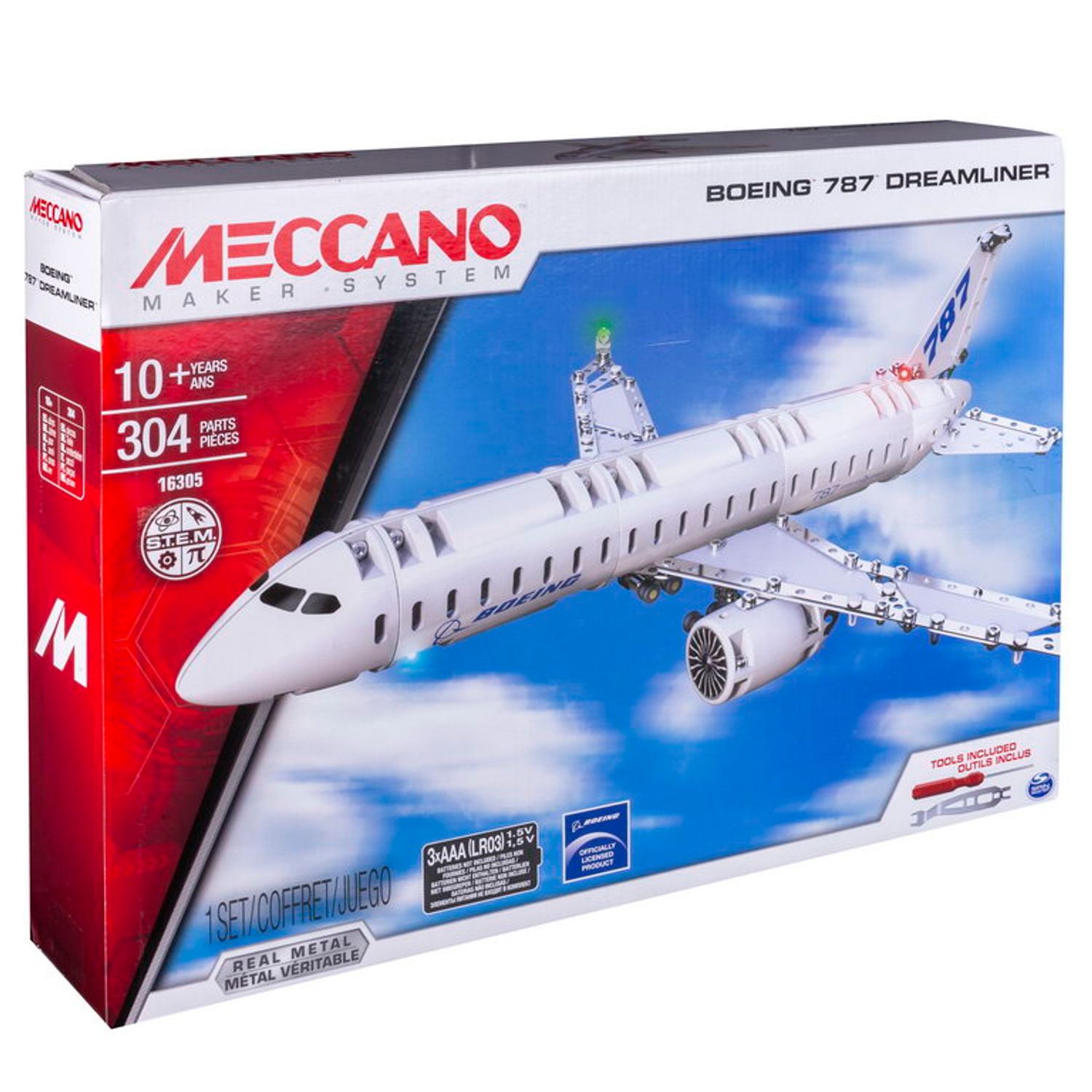 MECCANO AVION BOEING 787 fotografia produsului