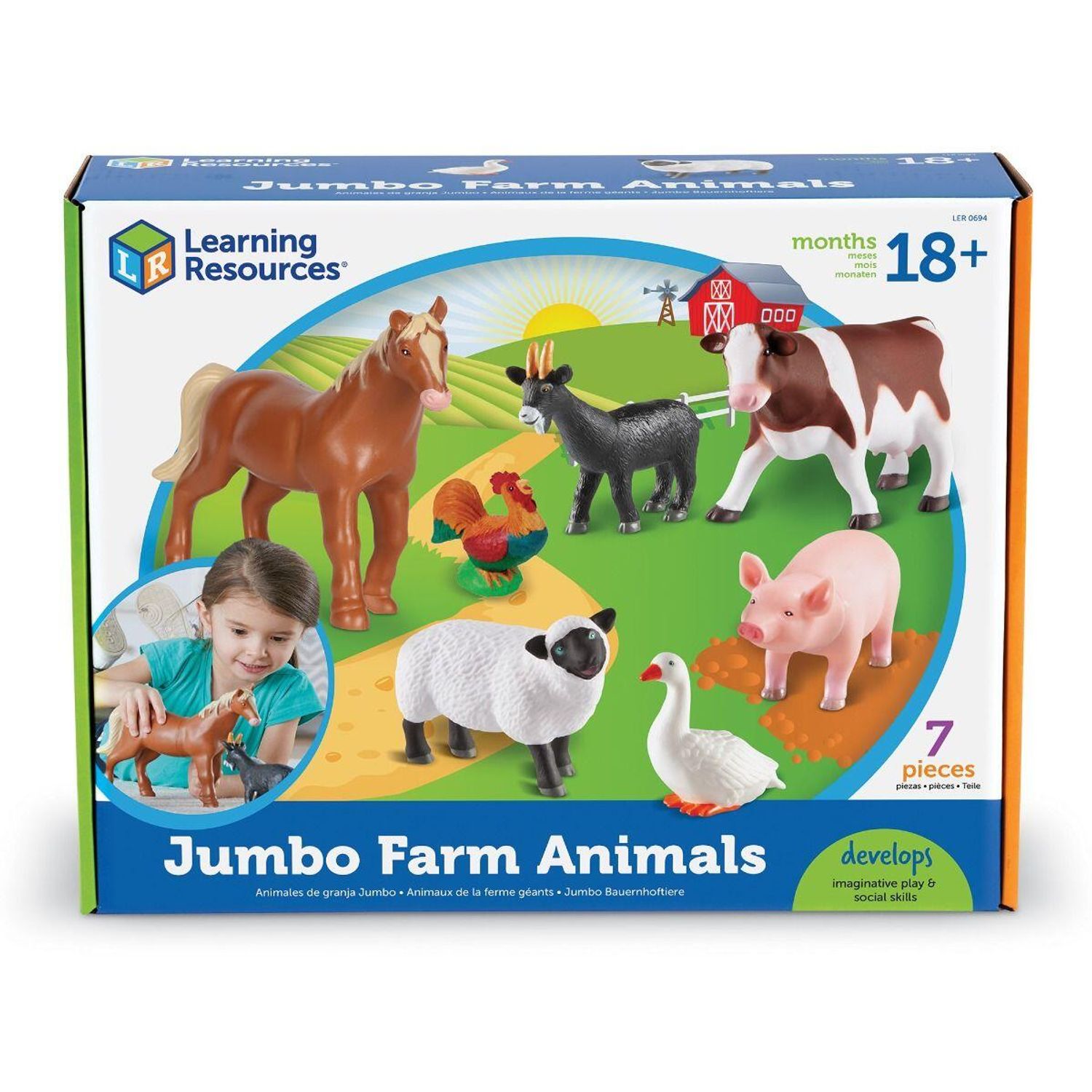 Joc de rol - Animalute de la ferma fotografia produsului View 4 L