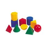 Corpuri geometrice din plastic - 10 piese fotografia produsului