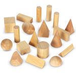 Forme geometrice din lemn (set 19) fotografia produsului