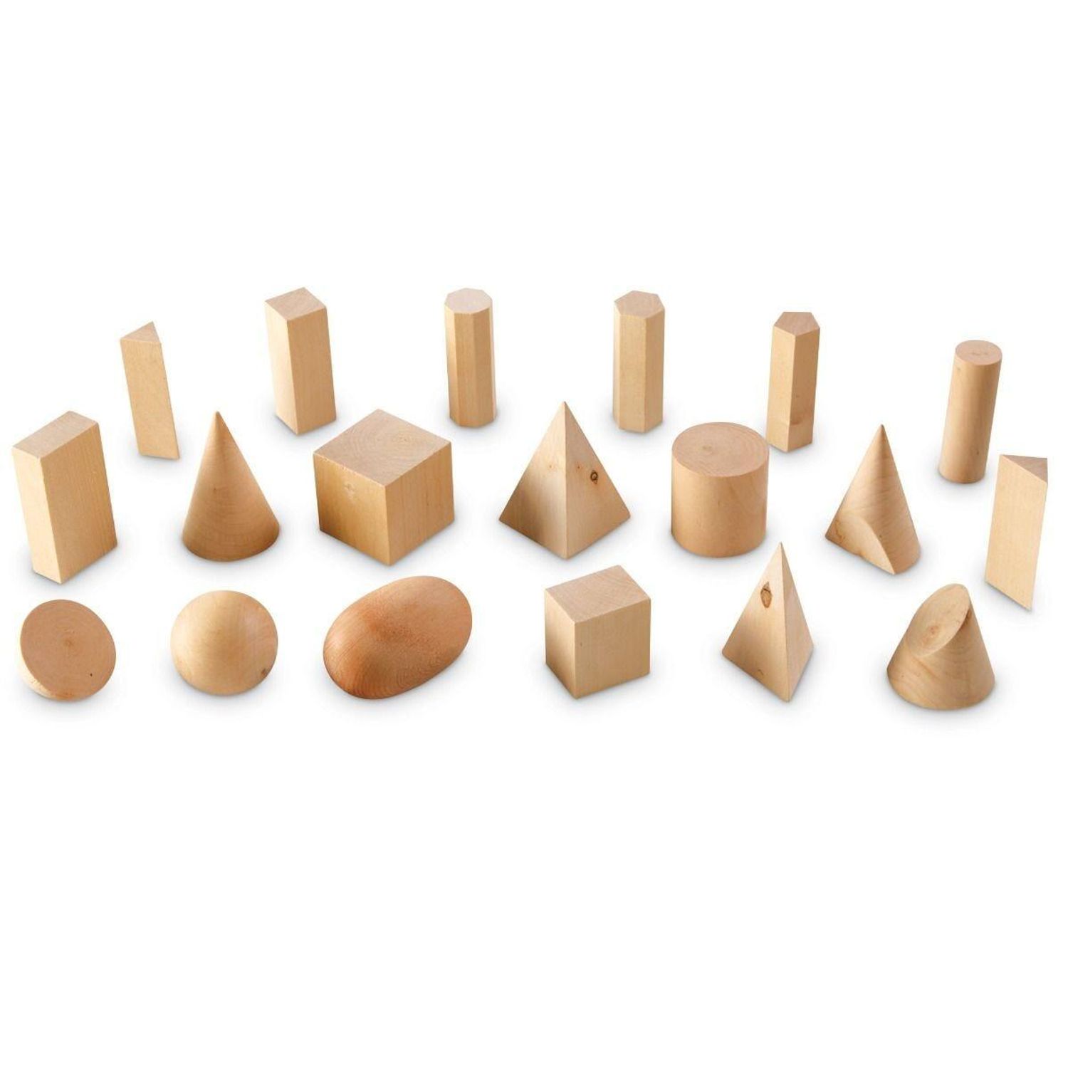 Forme geometrice din lemn (set 19) fotografia produsului View 2 L