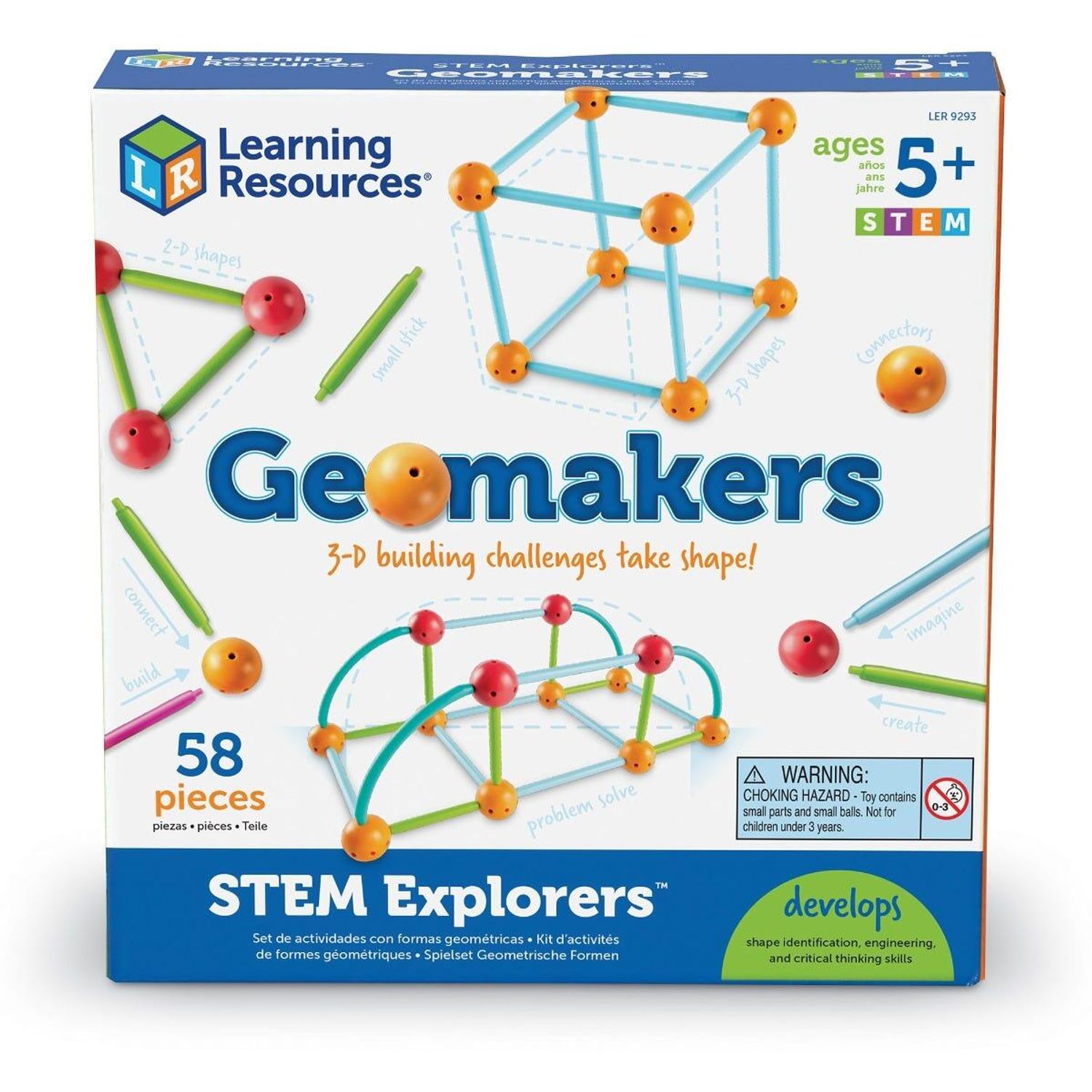 Set constructie - Forme 3D - Explorers fotografia produsului View 11 L