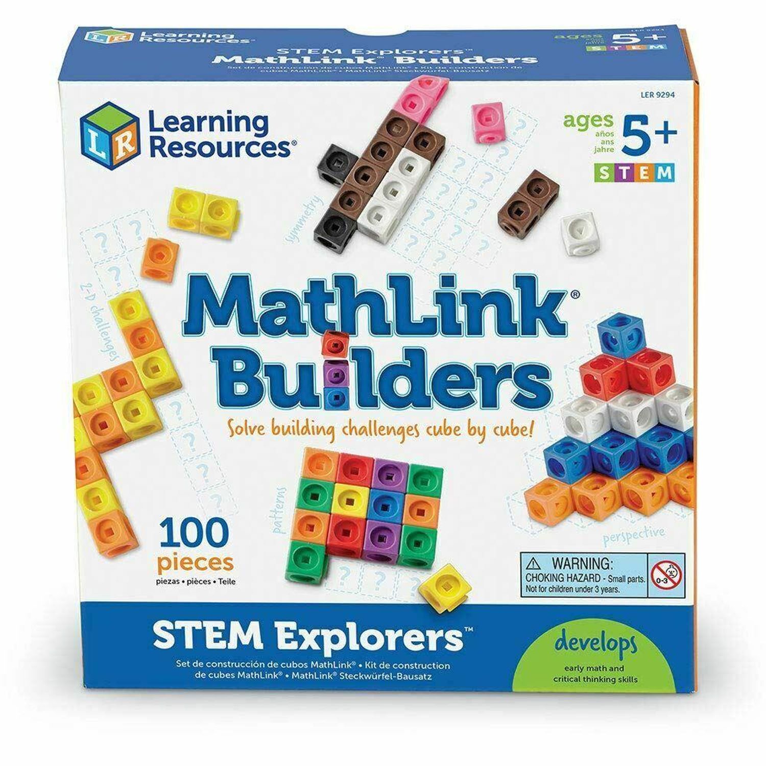 Set Learning Resources - MathLink - Constructii 3D fotografia produsului View 7 L