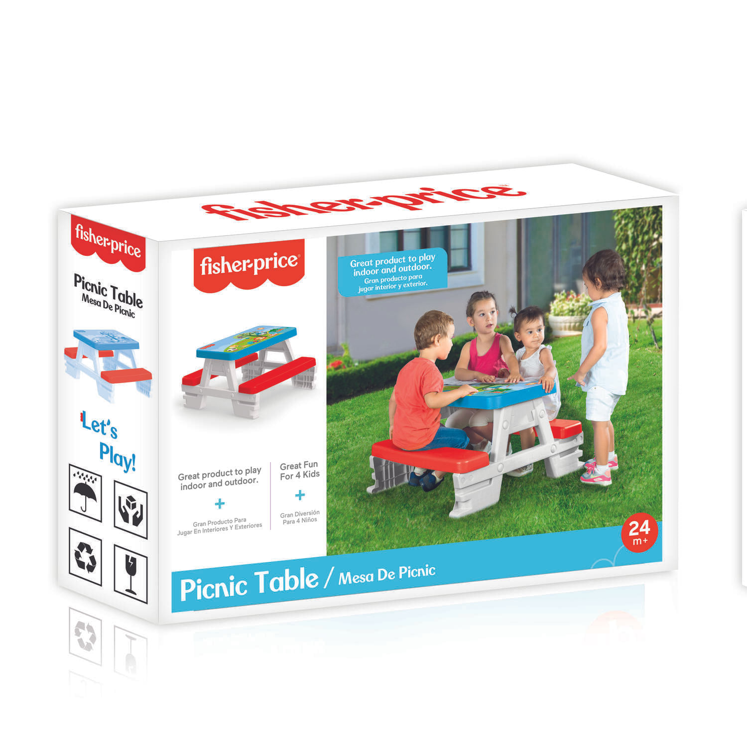Masuta de picnic colorata fotografia produsului View 3 L