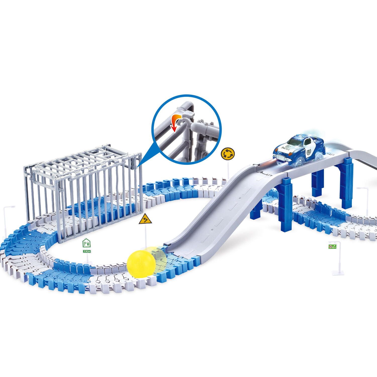 Set de constructie - Pista de politie fotografia produsului View 3 L