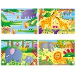 Set 4 puzzle-uri Jungla (12, 16, 20, 24 piese) fotografia produsului View 2 S