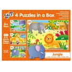 Set 4 puzzle-uri Jungla (12, 16, 20, 24 piese) fotografia produsului
