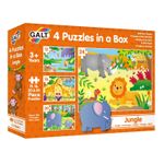 Set 4 puzzle-uri Jungla (12, 16, 20, 24 piese) fotografia produsului View 3 S