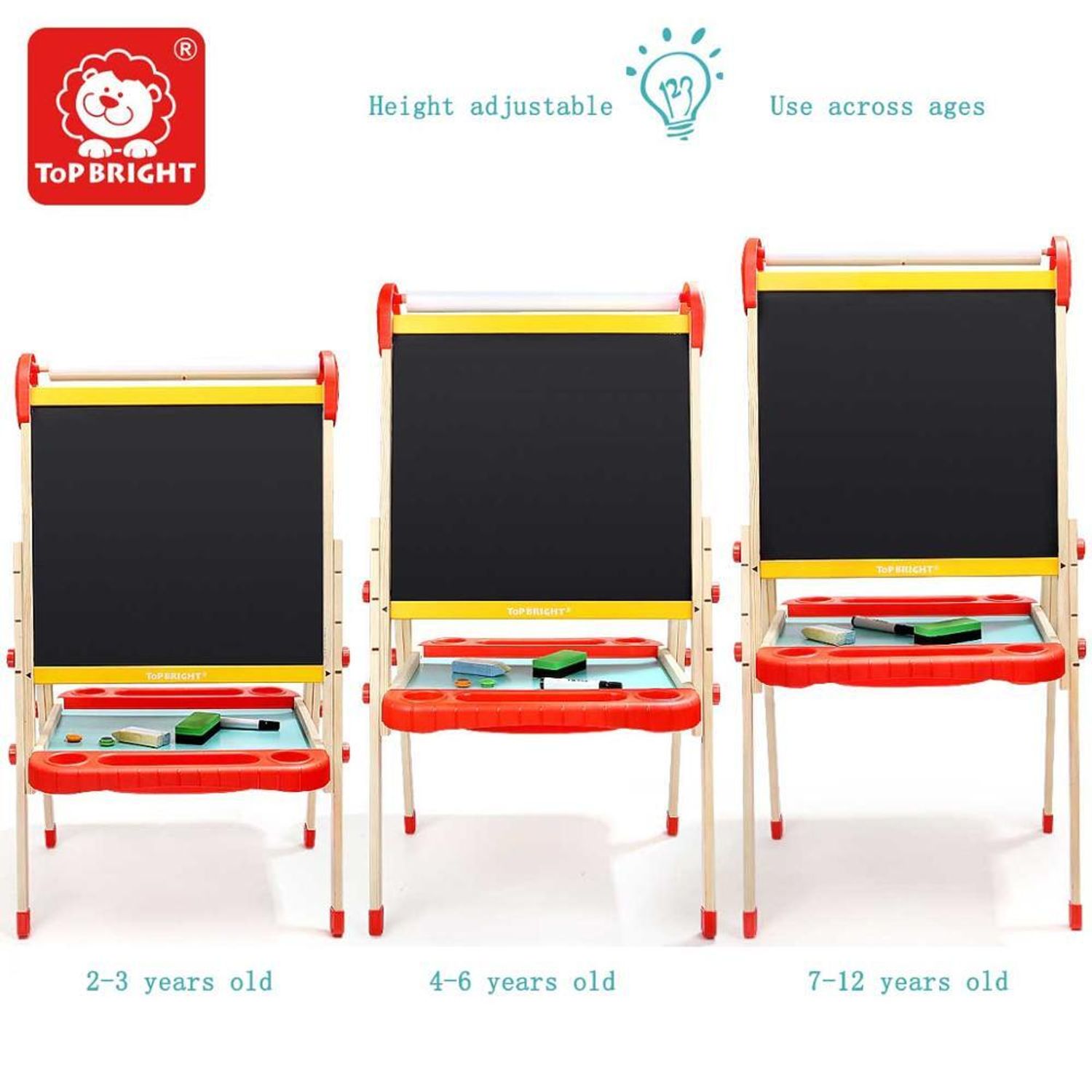Tabla educativa 2 in 1 tip sevalet fotografia produsului View 2 L