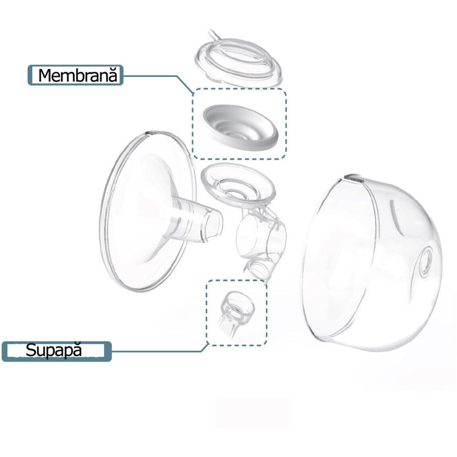 Filtru flux invers cupe Hands Free fotografia produsului View 2 L